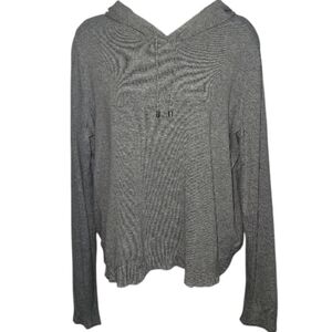 Fabletics Josie Open Back Wrap Hooded Long Sleeve Sweater